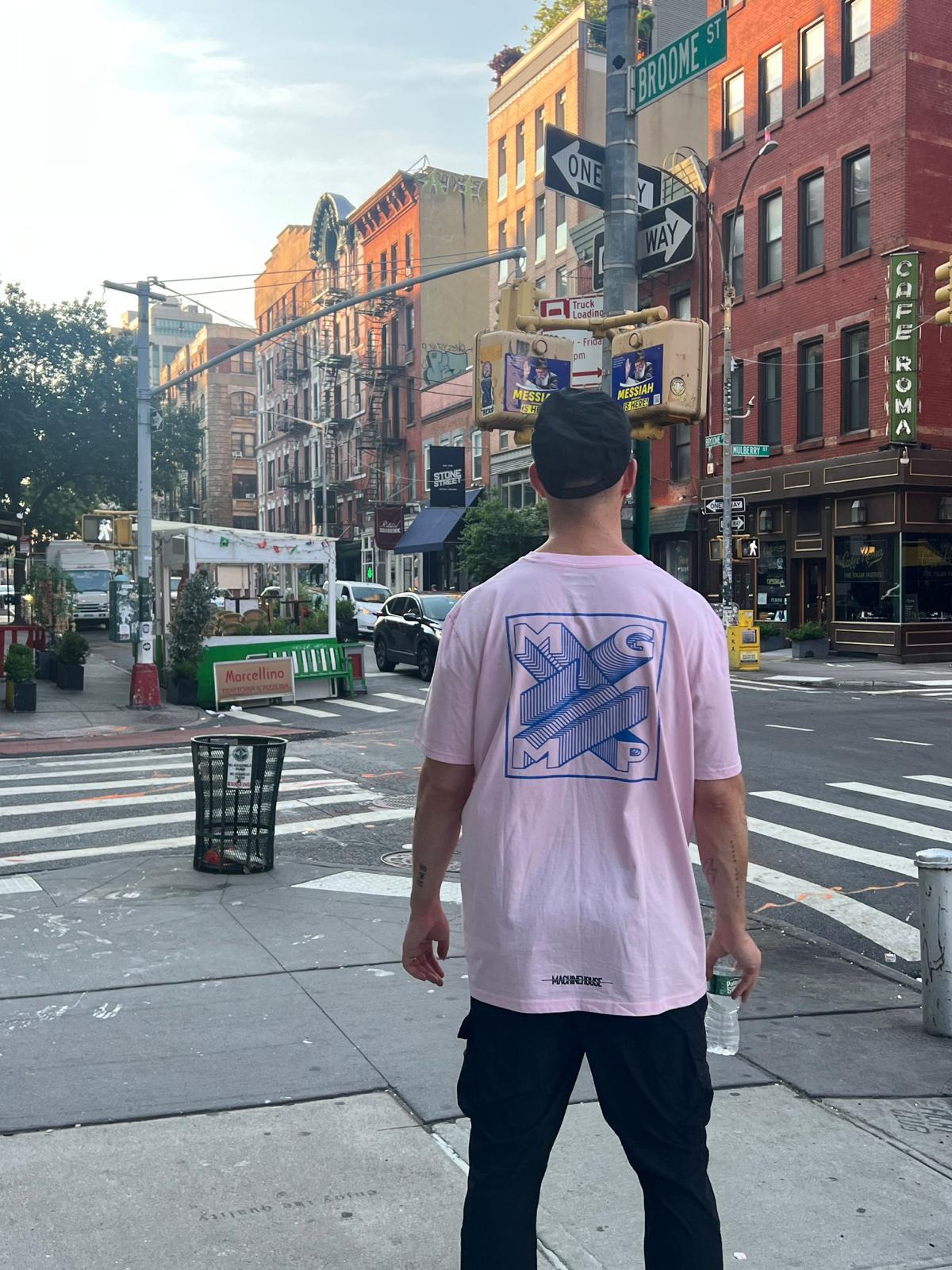 Machine House x MGMP Pink Oversized Tee